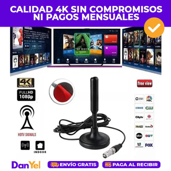 Antena TDT | TV Digital Ultra HD | Canales Gratis